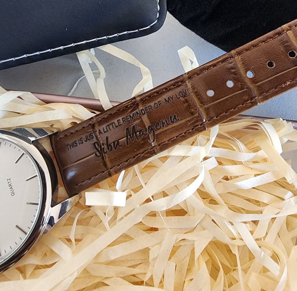 Personalized Watch, with a Box