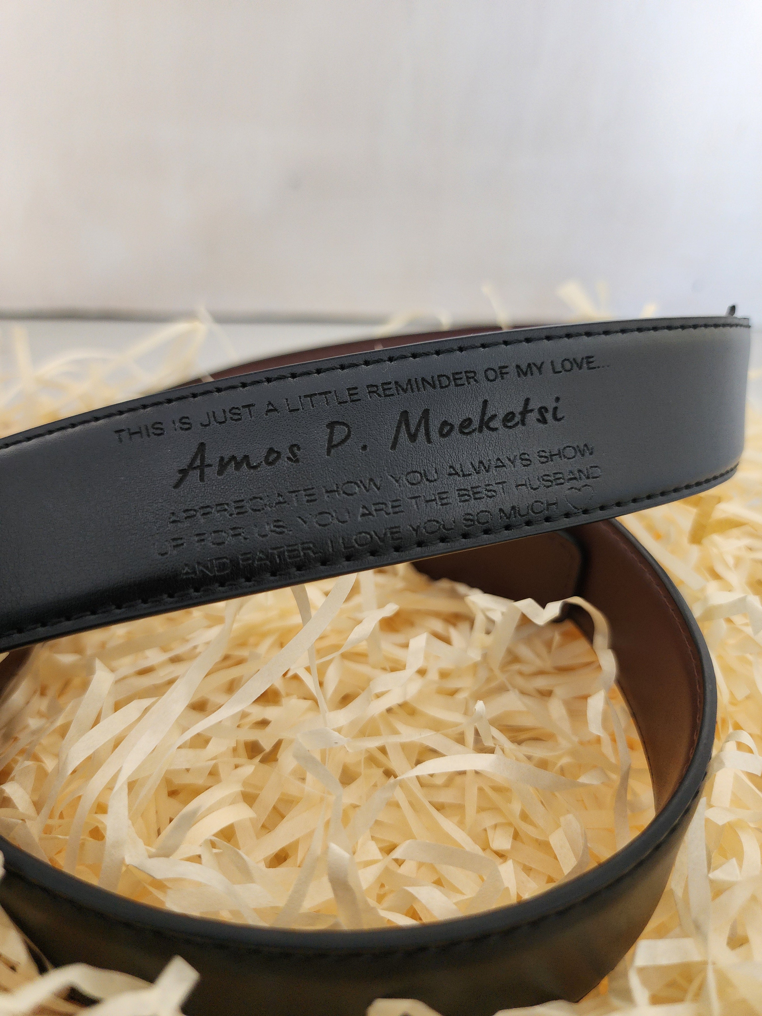Personalized Belt