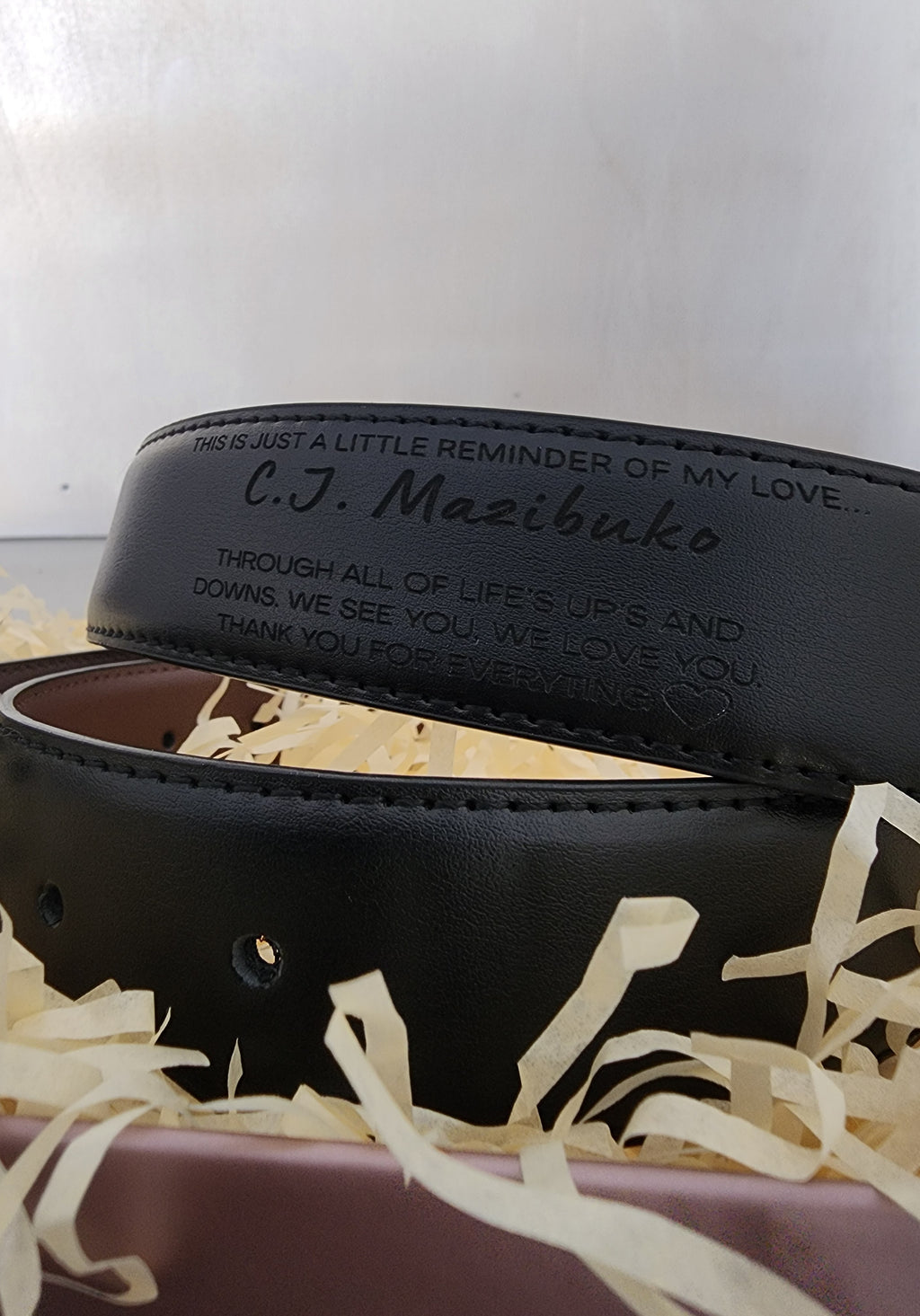 Personalized Belt